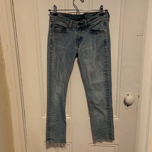 rag & bone Low Rise Cropped Jeans